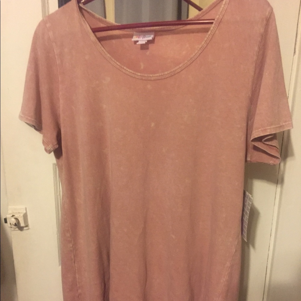 Lularoe acid wash classic tee